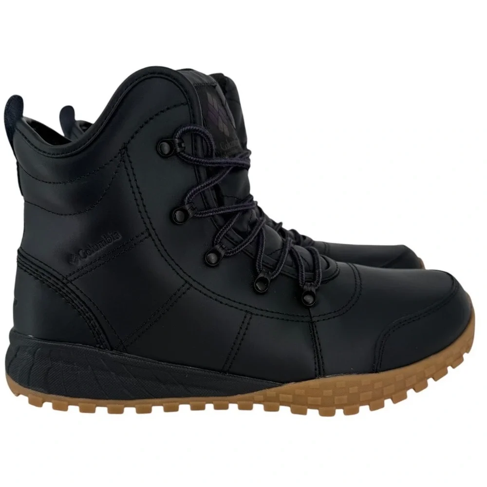 Columbia Mens Fairbanks Rover Boots Omni-Heat Black Gum Sz 10.5 Outdoor Gorpcorr